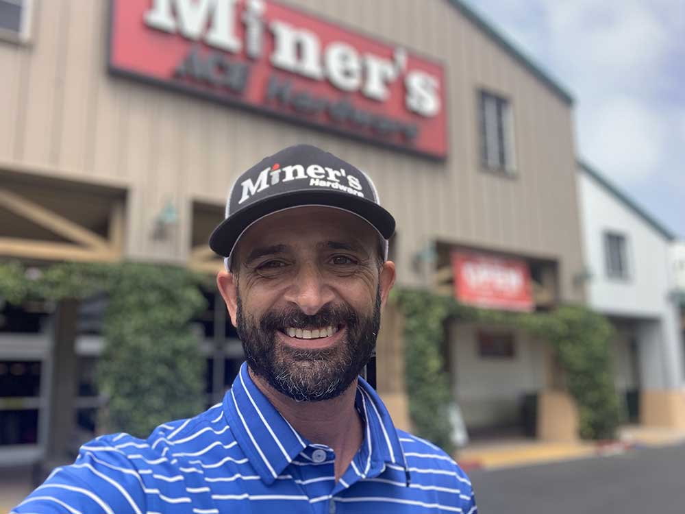Paul Filice is president of Miner’s Ace Hardware, with nine locations in California.