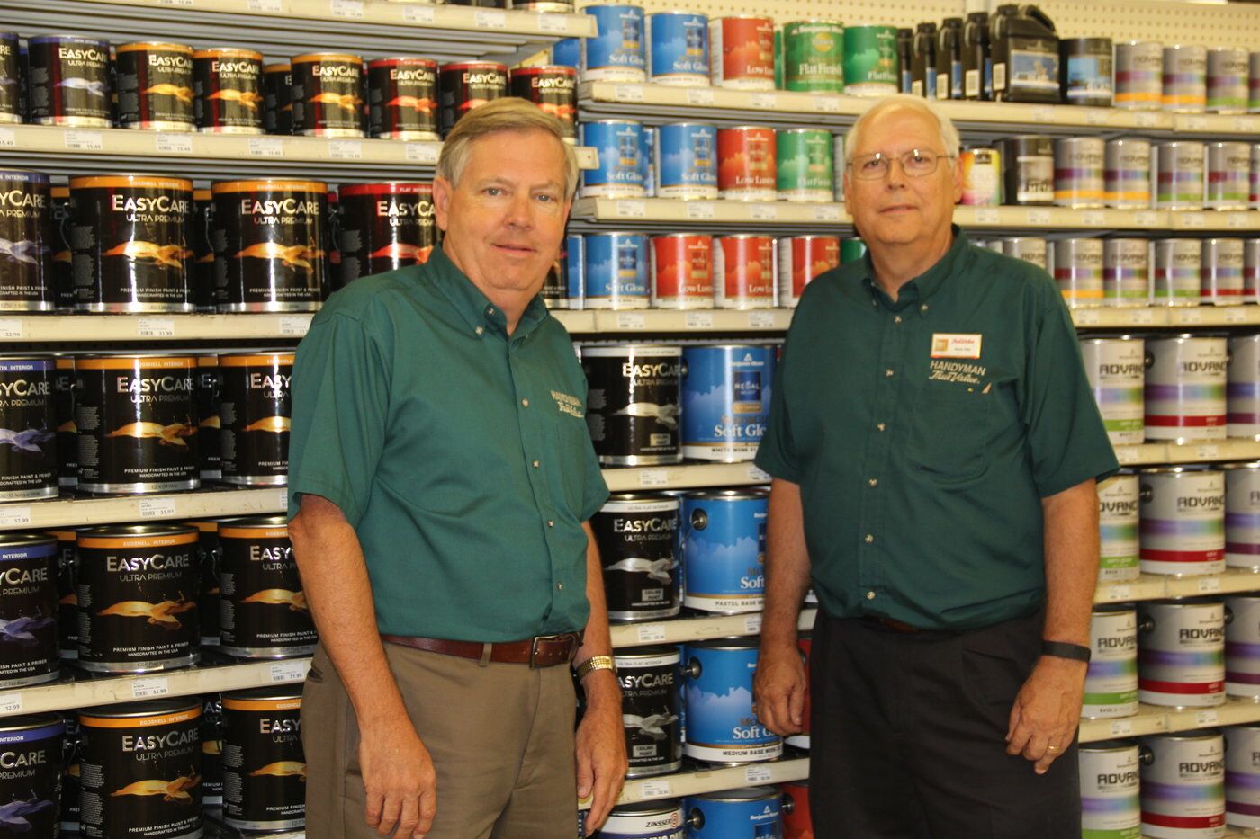 Dave Otto (left) and Glenn Otto are the second-generation owners of Handyman True Value Hardware, with three stores in Missouri.