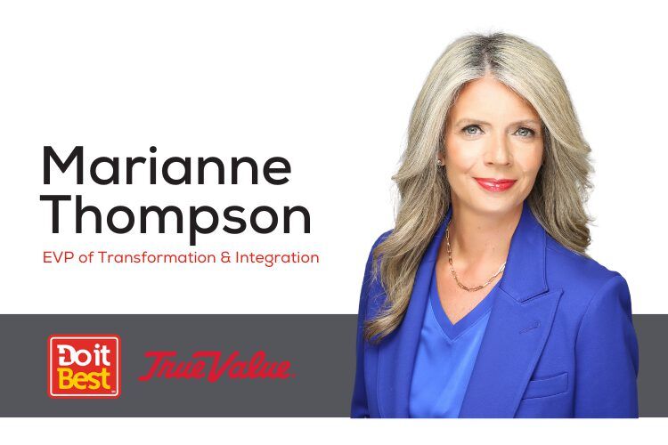 Do it Best Group has appointed Marianne Thompson as executive vice president of transformation and integration.
