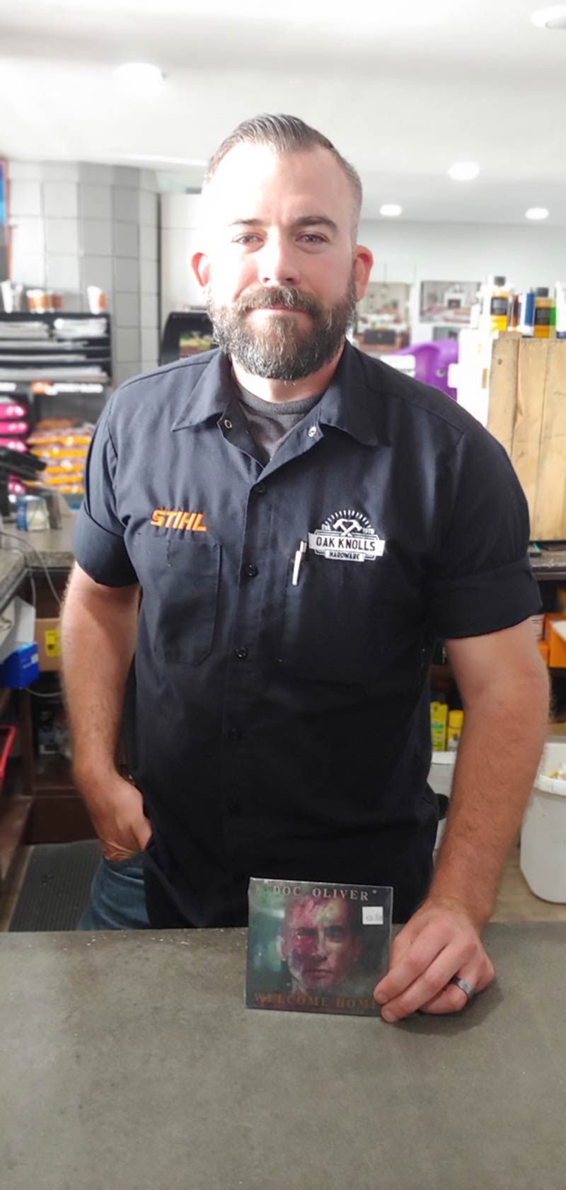 Ben Honeycutt pays tribute to his years in the U.S. Marine Corps by ensuring Oak Knolls Hardware supports causes that help veterans.